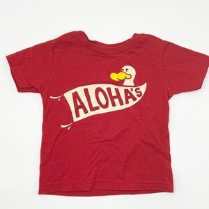 88 Tees Red GiGi Duck T Shirt - Kids US 12M